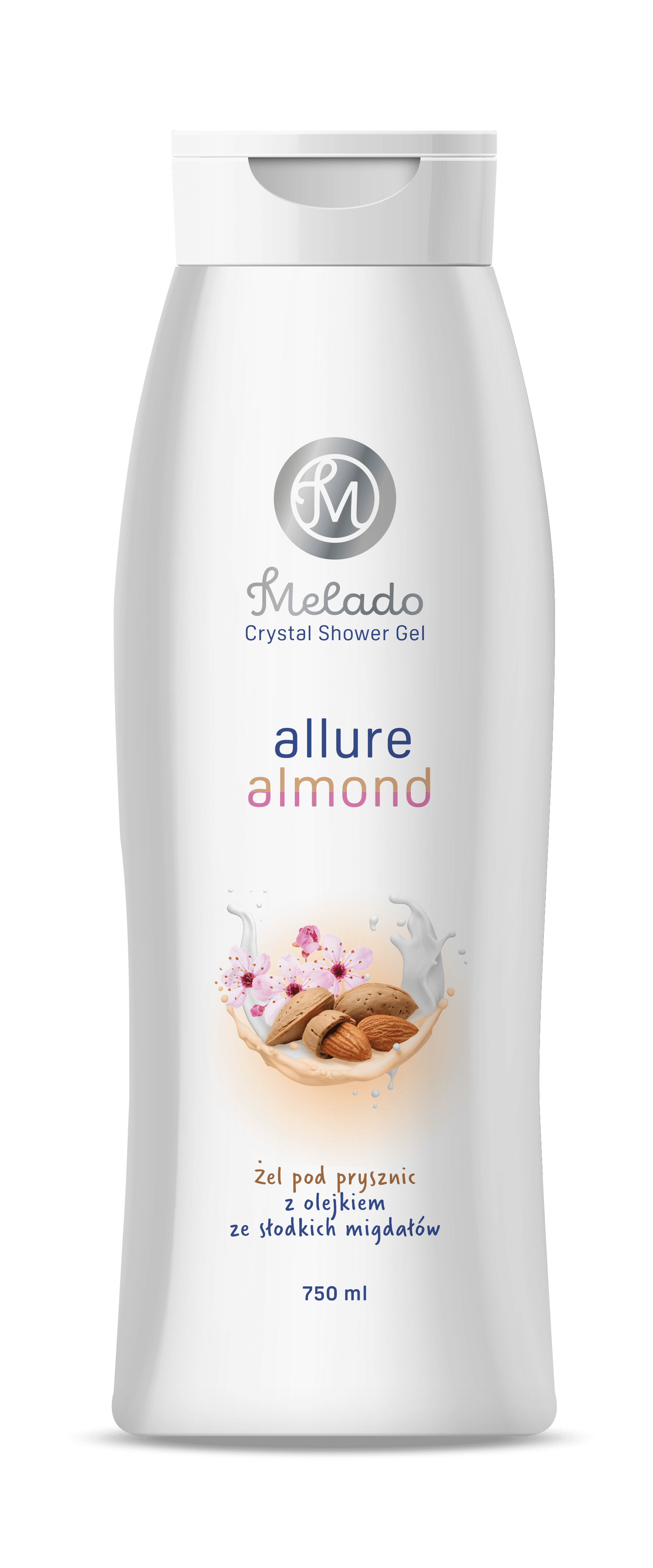 MELADO dámsky sprchový gél CRYSTAL SHOWER GEL s olejom zo sladkých mandlí 