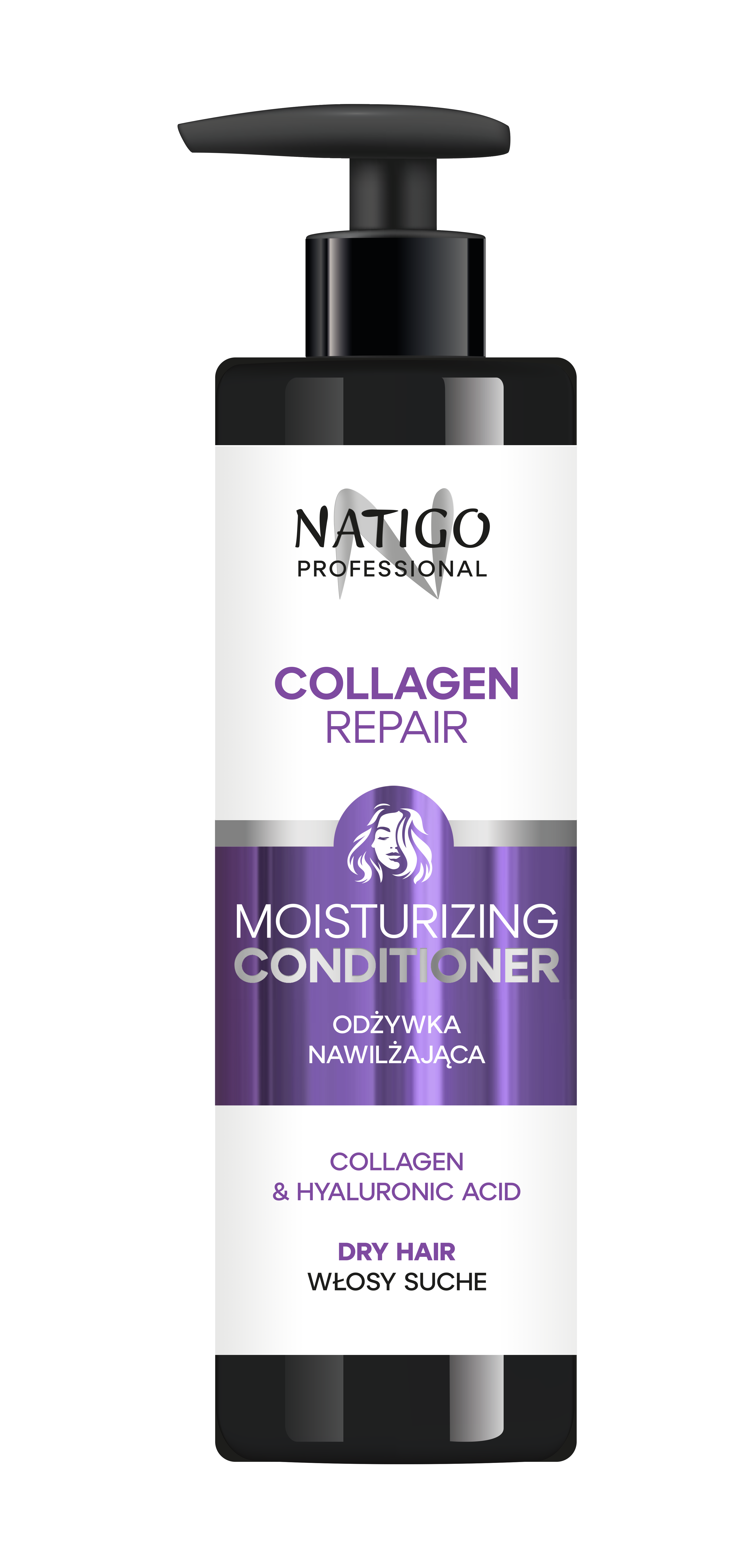 NATIGO PROFESSIONAL kondicionér na vlasy MOISTRUIZING - profesionálna séria vlasovej kozmetiky