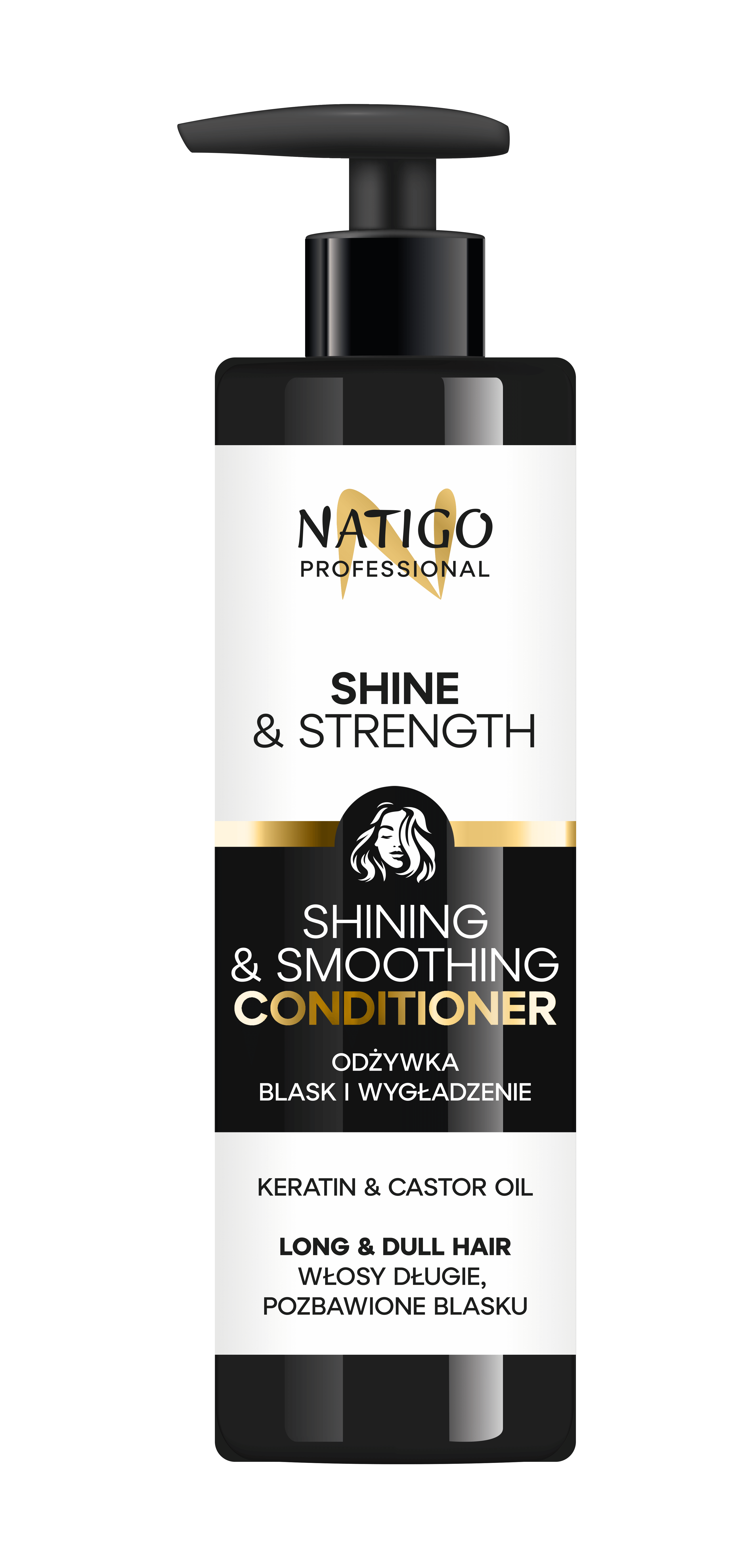 NATIGO PROFESSIONAL kondicionér na vlasy SHINING&SMOOTHING - profesionálna séria vlasovej kozmetiky