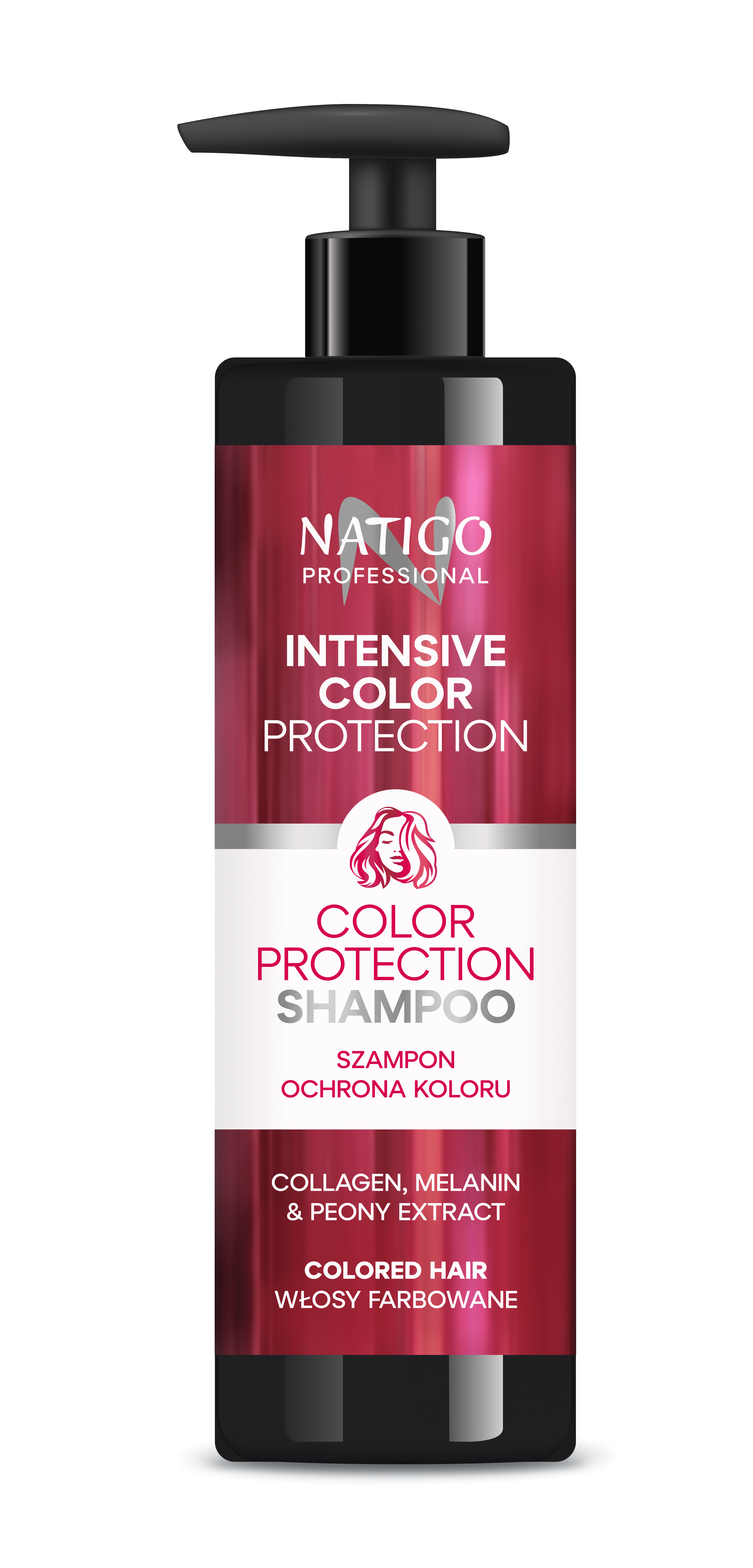 NATIGO PROFESSIONAL šampón na vlasy COLOR PROTECTION - profesionálna séria vlasovej kozmetiky