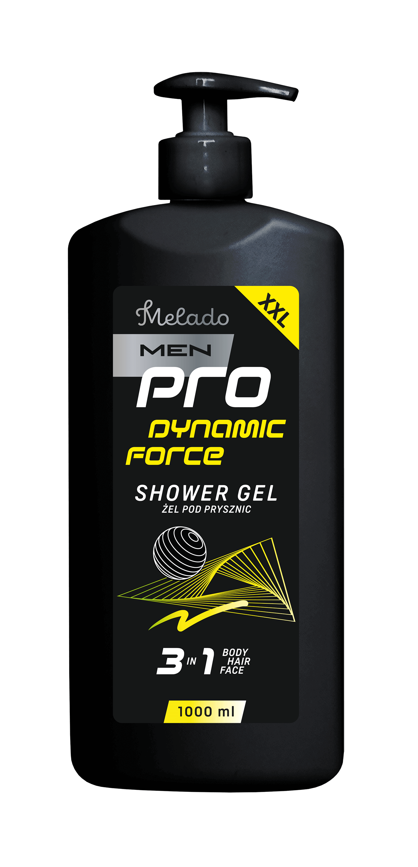 MELADO PRO sprchový gél 3v1 Dynamic Force 