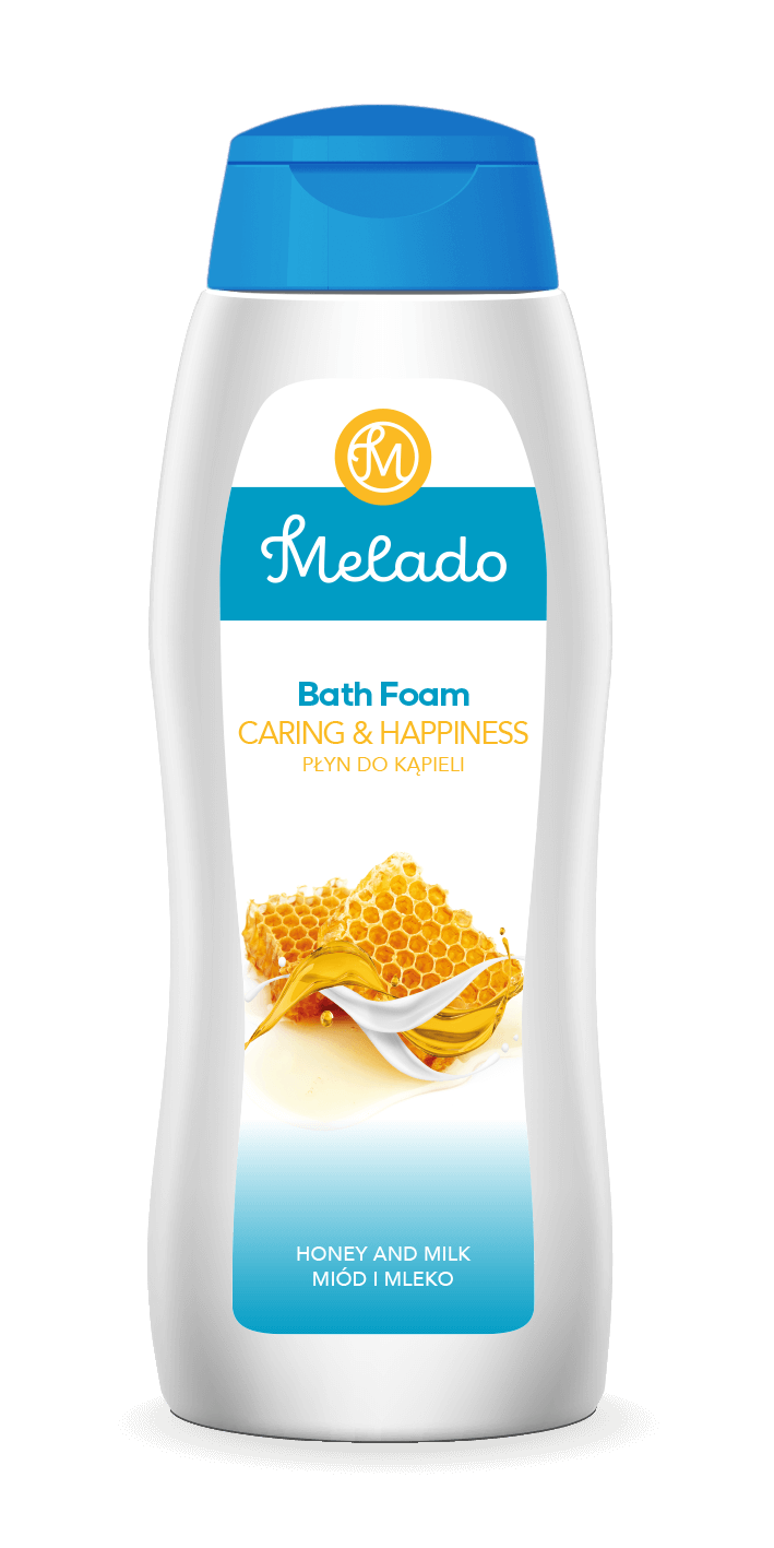 MELADO mlieko do kúpeľa Caring & Happiness - med a mlieko