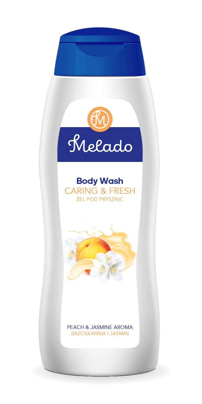 MELADO sprchový gél unisex Caring & Fresh - borskyňa a jazmín