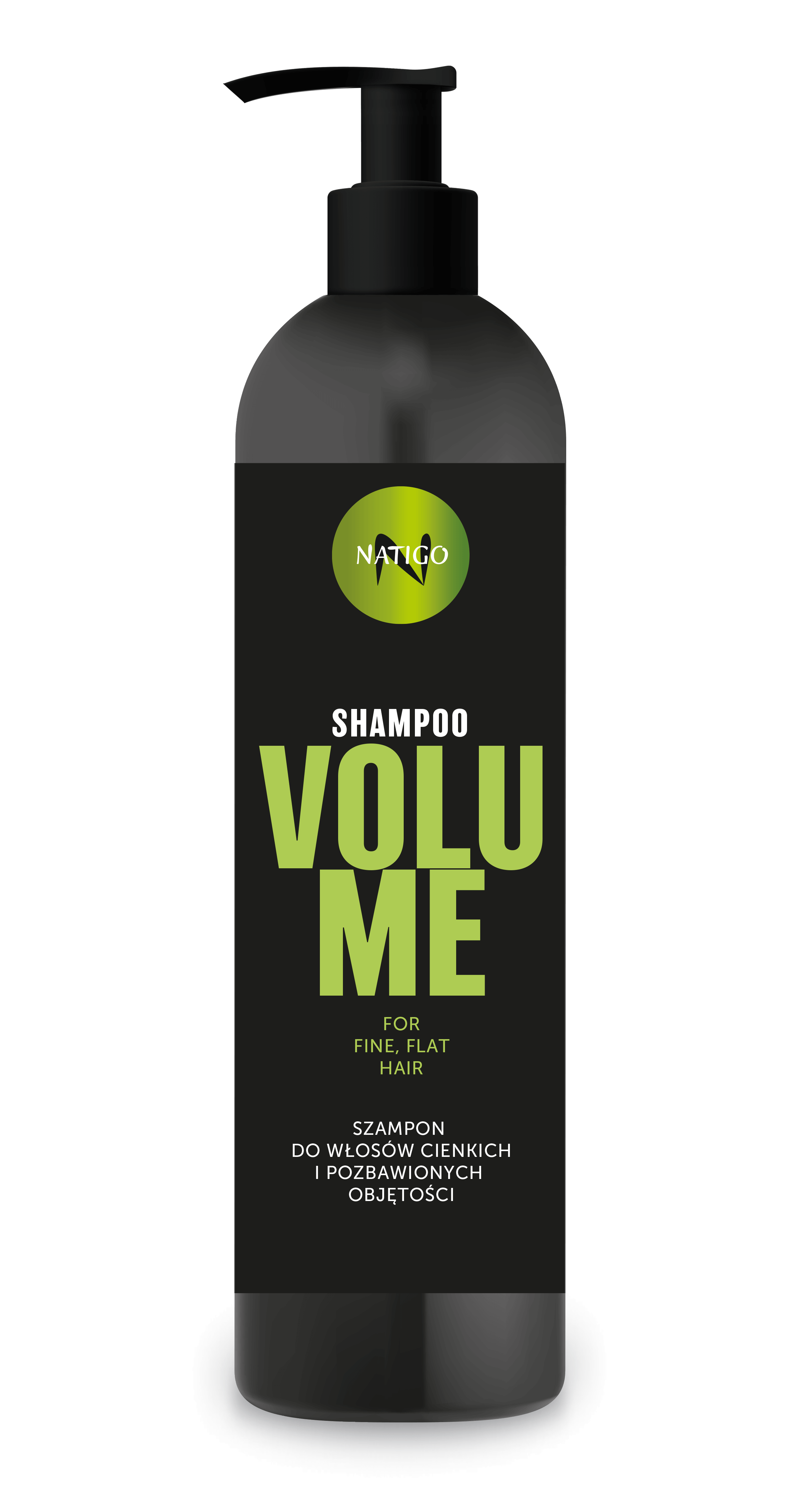 NATIGO Volume šampón na riedke vlasy bez objemu