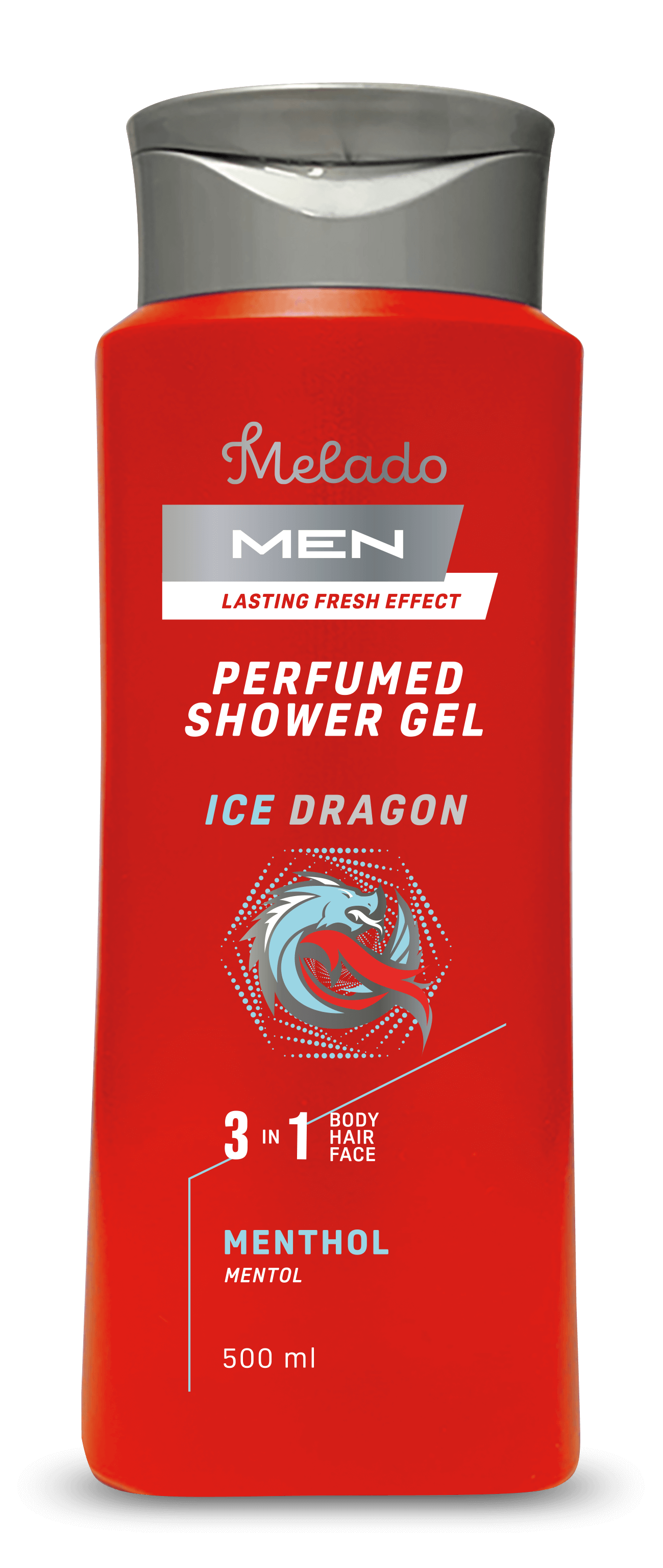 MELADO parfumovaný sprchový gél 3v1 Ice Dragon 
