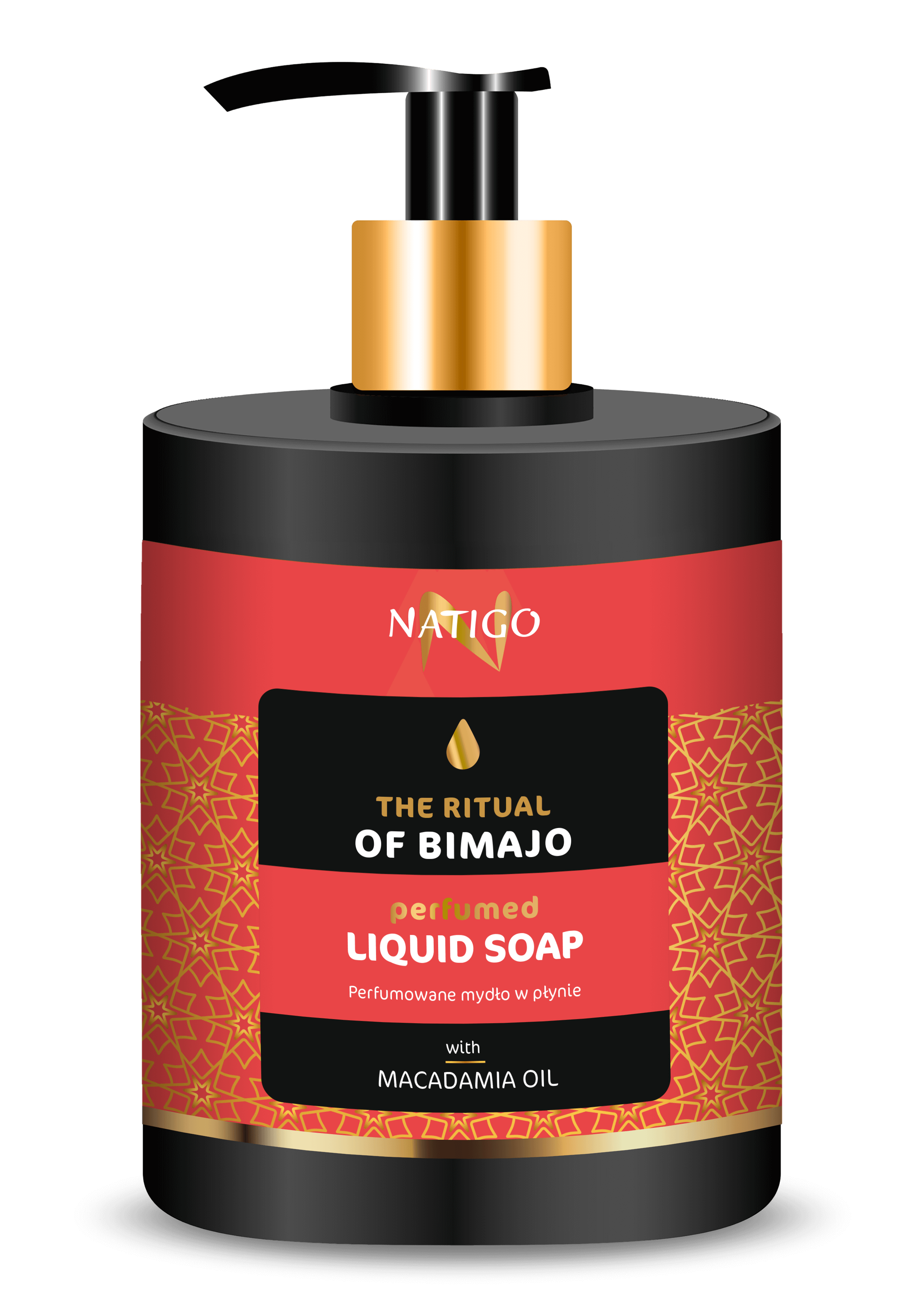 NATIGO tekuté parfumované mydlo THE RITUAL OF BIMAJO s arganovým olejom 