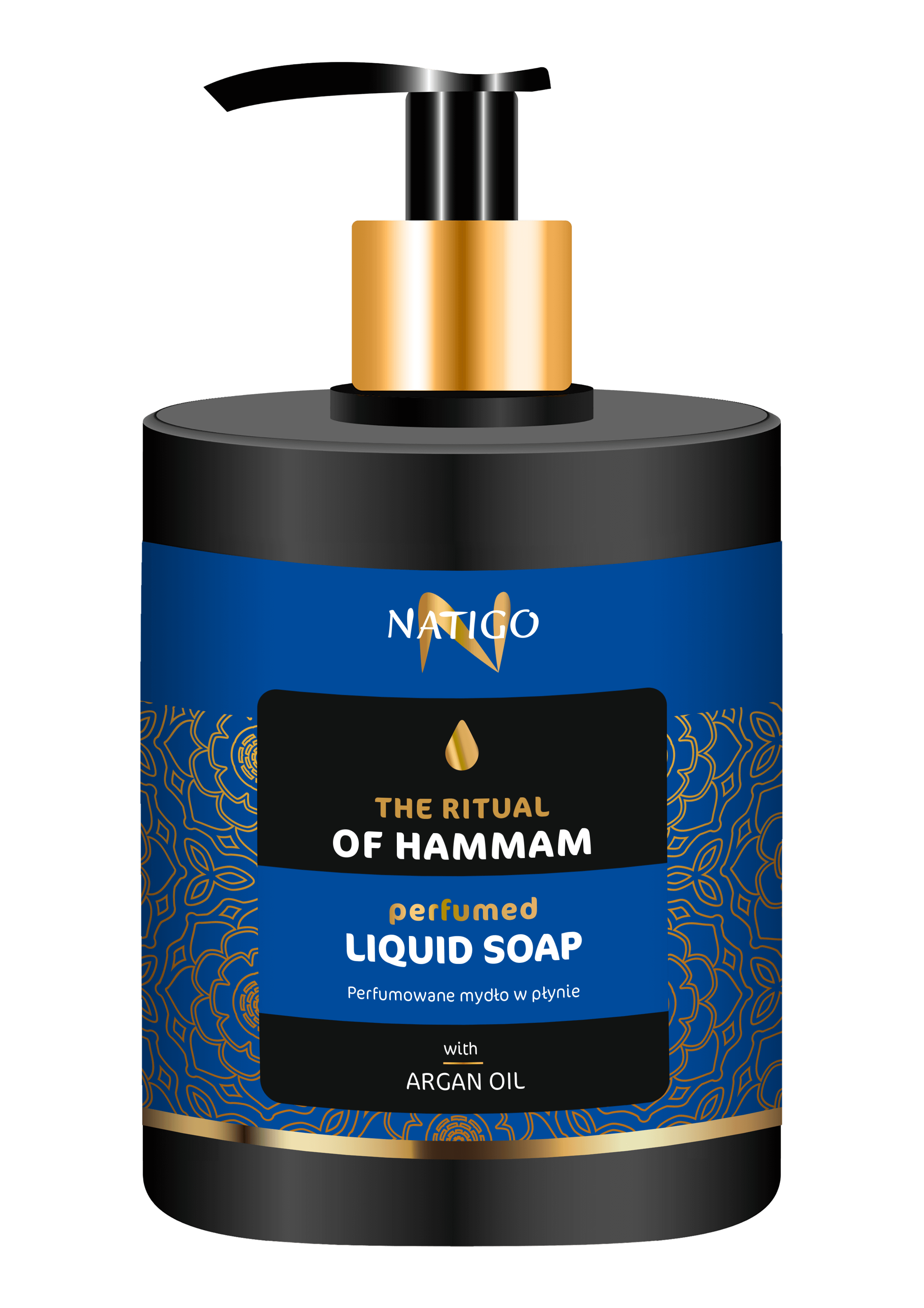 NATIGO tekuté parfumované mydlo THE RITUAL OF HAMMAM s arganovým olejom 