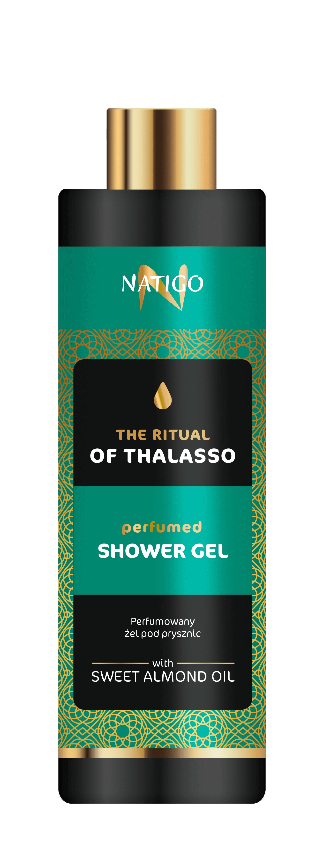 NATIGO parfumovaný sprchový gél THE RITUAL OF THALASSO s olejom zo sladkých mandlí 