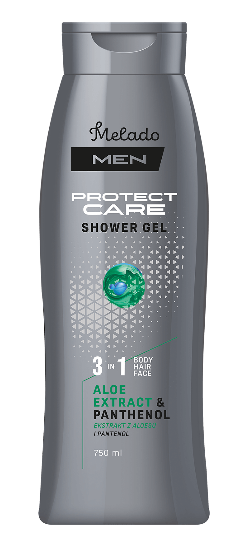 MELADO pánsky sprchový gél PROTECT CARE výťažok z aloe vera a panthenol 3 v 1  