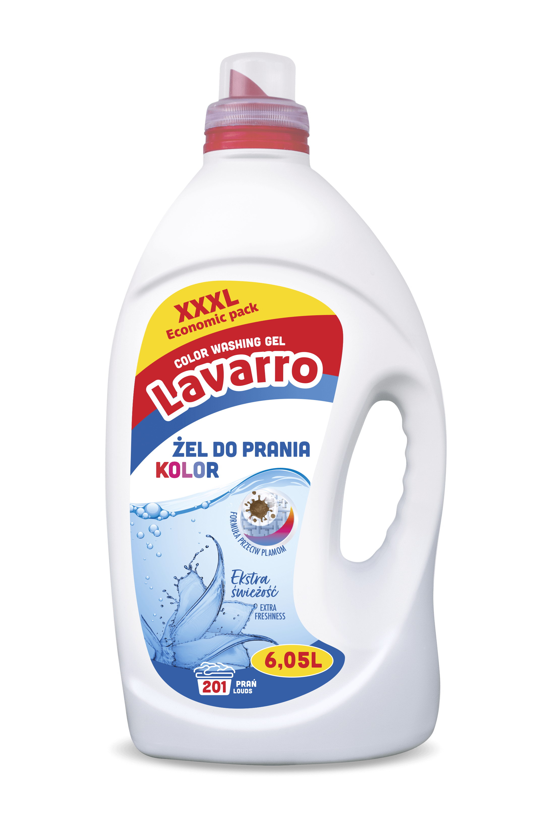 Lavarro prací gél, farebné 