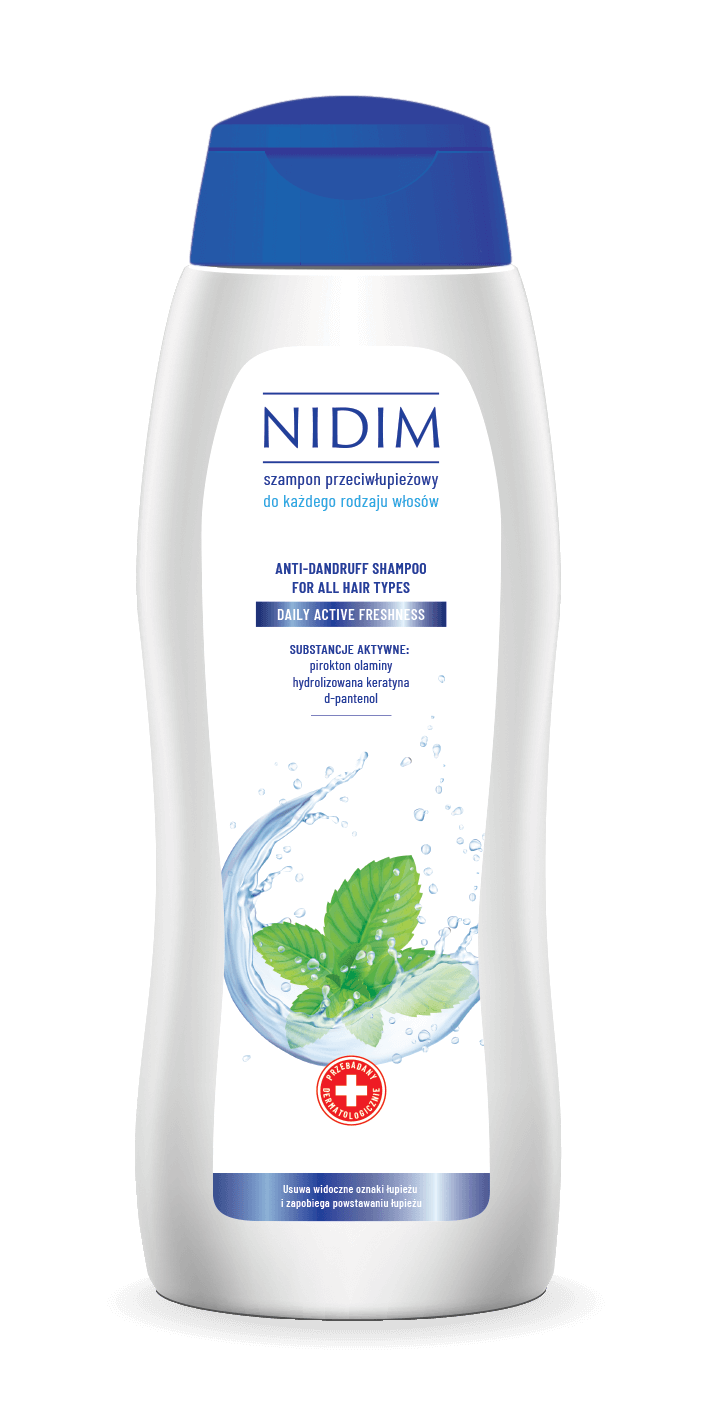 NIDIM šampón proti lupinám MÄTA